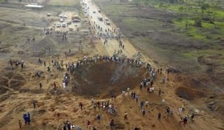 Autoridades de Nigeria, se pronunciaron para desmentir el rumor del supuesto meteorito (INTERNET)   