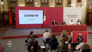 Las autoridades federales de Salud ofrecieron una conferencia de prensa para informar a la población sobre la presencia del coronavirus SARS-CoV-2, causante de la enfermedad COVID-19, en México. (ESPECIAL)