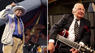 Músicos. Los jazzistas Ellis Marsalis Jr. y Bucky Pizzarelli. (AP/ elmoremagazine.com)