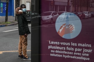  Las muertes por coronavirus en Francia han rebasado las 6,500, un aumento de más de 1,000 en las últimas 25 horas. (EFE)
