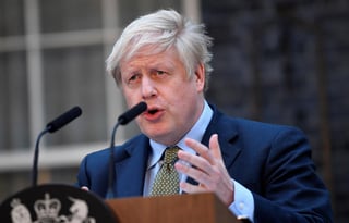 El primer ministro británico, Boris Johnson, fue trasladado a terapia intensiva para tratarlo por coronavirus. (ARCHIVO)