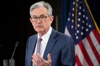 Jerome Powell, presidente de la Reserva Federal reconoció que la situación económica es 'profundamente incierta'. (EFE) 
