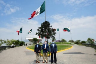 Tras la reunión semanal entre los gobernadores de Coahuila, Nuevo León y Tamaulipas se logró a una serie de acuerdos para responder ante la emergencia sanitaria provocada por el coronavirus SARS-CoV-2, causante de la enfermedad COVID-19. (TWITTER)