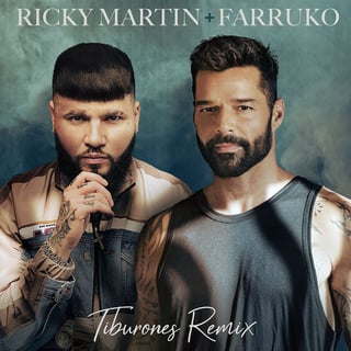 Invitado. El reguetonero Farruko colabora con Ricky Martin en el remix de 'Tiburones'.