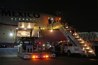 En esta ocasión el avión comercial arribó directo a la aduana del Aeropuerto Internacional de la Ciudad de México. (AGENCIAS) 
