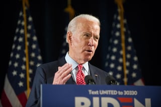 El virtual candidato demócrata a la presidencia de Estados Unidos, Joe Biden, consideró que el presidente Donald Trump tratará de retrasar 'de alguna manera' las elecciones del próximo 3 de noviembre. (ARCHIVO) 