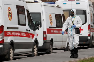 Rusia registra ya más de 93,000 casos de la COVID-19, con lo que supera en el número de infectados ahora también a Irán y se convierte en el octavo país en el mundo con la mayor incidencia de esta enfermedad. (ARCHIVO) 