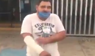 El video donde el hombre reporta lo sucedido, se ha vuelto viral en redes sociales (CAPTURA) 