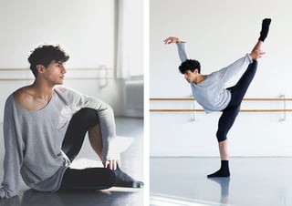 Constancia. Desde los once años Ricardo Urbina descubrió su innegable conexión con la danza clásica. Actualmente tiene 23 años. (CORTESÍA: PASCAL SCHMIDT)