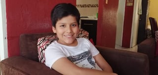José Manuel Cardiel Chávez tiene 10 años y cursa el quinto año de primaria. 