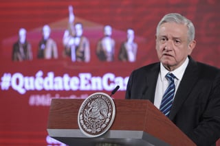 López Obrador dijo que afortunadamente la caída del Producto Interno Bruto (PIB) no fue mayor en el primer trimestre de 2020. (NOTIMEX)