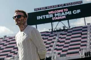 David Beckham aún permanece activo en el negocio del futbol, como uno de los principales accionistas del Inter de Miami, nueva franquicia de la Major League Soccer. (ARCHIVO)
