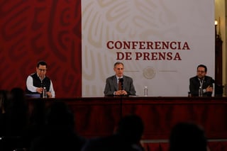 Las autoridades federales de Salud ofrecieron, como cada día, una conferencia de prensa para informar a la población sobre la pandemia de la enfermedad COVID-19, causada por el coronavirus SARS-CoV-2, en México. (NOTIMEX)