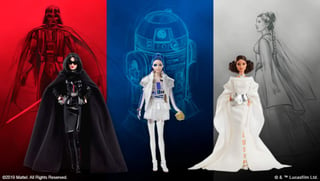 En honor al Día de Star Wars, celebrado el 4 de mayo, Barbie lanzó su nueva colección de muñecas de edición especial inspiradas en la franquicia creada por George Lucas. (ESPECIAL) 