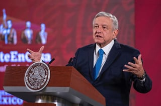 López Obrador pidió a los mexicanos celebrar de manera diferente esta fecha, debido a la contingencia sanitaria por el COVID-19. (EL UNIVERSAL)