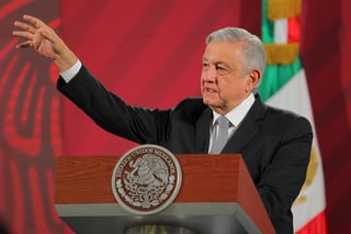 López Obrador aseguró que 'todo indica que estamos ya en el pico, en lo alto de los afectados por la pandemia. Y ya vamos a iniciar el descenso y ya se va a terminar la temporada de zopilotes'. (NOTIMEX)