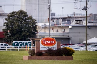 La planta de procesamiento de pollos de la compañía Tyson Foods en Wilkesboro, Carolina del Norte (EUA), registró 570 nuevos casos de COVID-19 entre sus trabajadores. (ARCHIVO) 