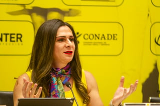 La directora de la Comisión Nacional de Cultura Física y Deporte (Conade), Ana Gabriela Guevara rechazó las acusaciones en su contra por supuestos sobornos que solicitó para asignar la contratación de un servicio de comedor. (ARCHIVO)