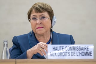 Bachelet remarcó asimismo el caso de los toques de queda y el excesivo uso de la fuerza. (ARCHIVO) 