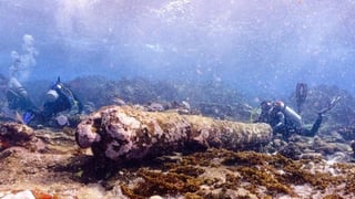 Arqueólogos del Instituto Nacional de Antropología (INAH) de México localizaron vestigios de un naufragio de hace más de 200 años en aguas del estado suroriental de Quintana Roo, según informo este martes el organismo. (ARCHIVO)