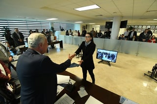 En febrero pasado Cinthia Romero Díaz había tomado cargo de la Dirección de Pensiones del Municipio de Torreón. (EL SIGLO DE TORREÓN)