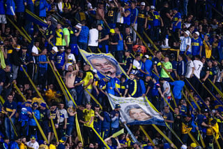 Aficionados de Boca Juniors durante un partido de su equipo.