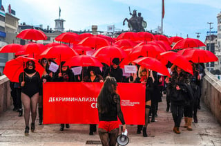 Las trabajadoras sexuales buscan protestar y llamar a la erradicación de las represiones contra el trabajo sexual. (ARCHIVO)
