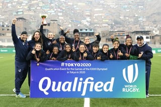 El equipo brasileño de rugby 7 femenil, obtuvo su boleto en Lima, Perú, al ganarle 28-15 a Colombia en la final del torneo preolímpico sudamericano. (EFE)