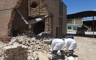 La tarde del jueves un hombre murió al terminar sepultado por una barda de ladrillos en el municipio de San Pedro. (EL SIGLO DE TORREÓN)
