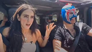El creador de contenido Alex Montiel vivió una odisea de varios meses tratando de recuperar el video que grabó al volante con Bárbara de Regil, caracterizado con su personaje de 'El Escorpión Dorado', y que fue borrado de la plataforma YouTube. (ESPECIAL) 