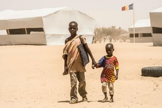 Cuatro niños murieron hoy y otros dos resultaron heridos por la explosión de una granada cerca de un campamento militar en la capital del Chad. (ARCHIVO) 
