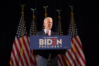Joe Biden dice que su principal preocupación es que el presidente Donald Trump tratará de “robarse” las elecciones de noviembre o se niegue a dejar la Casa Blanca si pierde. (ARCHIVO) 
