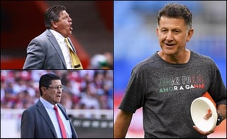 Miguel Herrera y Luis Fernando Tena dejaron por un lado la rivalidad que representan el América y el Guadalajara para reventar a Juan Carlos Osorio, exentrenador de la Selección Mexicana. (CORTESÍA)