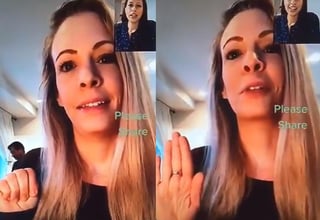 El video que se ha vuelto viral invita a las mujeres a aprender la señal para cuando se sientan en situación de riesgo (CAPTURA)  