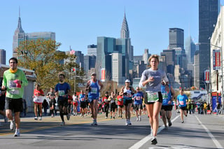El maratón de Nueva York es el de mayor participación en el mundo, estaba programado para correrse el 7 de noviembre. (ARCHIVO)