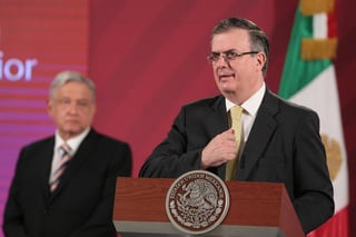 El canciller, Marcelo Ebrard, confirmó las fechas para la visita oficial del gobierno de México a Estados Unidos. (ARCHIVO)