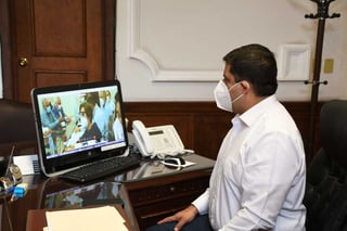 El alcalde Homero Martínez participó en una plática virtual con el Consejo Estatal de Salud