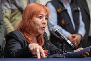 Rosario Piedra, presidenta de la Comisión Nacional de los Derechos Humanos (CNDH), denunció que fue víctima de amenazas de muerte a través de mensajes y llamadas telefónicas. (EL UNIVERSAL)