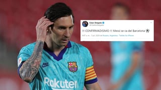  'Chelito' abrió el debate sobre la continuidad de Messi con el cuadro blaugrana. (ARCHIVO)