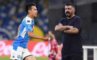 El mexicano Hirving Lozano jugó los últimos veinte minutos este domingo en el triunfo del Napoli por 2-1 contra el Roma, en la trigésima jornada de la Serie A italiana.  (ARCHIVO)