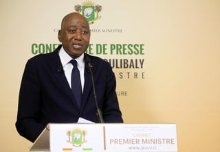 El primer ministro de Costa de Marfil, Amadou Gon Coulibaly, murió hoy a los 61 años en una clínica de Abiyán. (ARCHIVO) 