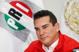 El dirigente nacional del Partido Revolucionario Institucional (PRI), Alejandro Moreno, comentó en redes sociales y sin mencionar la detención del exgobernador César Duarte que 'siempre estará del lado de la ley y en contra de la corrupción'.  (ARCHIVO)