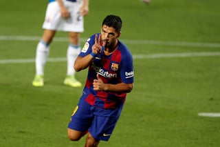 El delantero uruguayo Luis Suárez se hizo presente con el único gol del partido. (EFE)