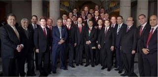 Hacemos un recuento de los gobernadores que acompañaron a Peña Nieto en aquella ocasión. (ARCHIVO)