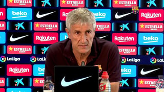 Enrique Setién, técnico del Barcelona, ha sido muy criticado debido al bajo funcionamiento de su equipo. (EFE)