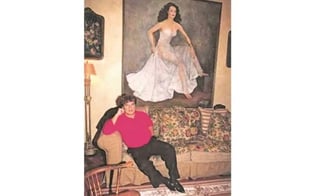 El cantante Juan Gabriel le confiaría al ahora detenido la obra Retrato de María Félix, pintada en 1949 por Diego Rivera y valuada de manera informal en unos 5 o 7 millones de dólares. (ESPECIAL) 