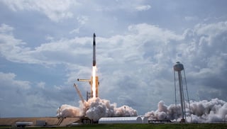 El administrador de la NASA, Jim Bridenstine, anunció que la misión Demo-2 con la que se completará el primer vuelo comercial a la Estación Espacial Internacional (EEI) iniciará su regreso a la Tierra el próximo 1 de agosto. (ARCHIVO) 