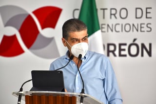 Reclama gobernador de Coahuila, Miguel Riquelme, por inconsistencias en datos del COVID-19 y semáforo epidemiológico.