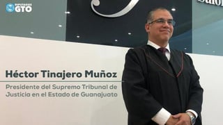 El presidente del Supremo Tribunal de Justicia de Estado de Guanajuato, Héctor Tinajero Muñoz, dio positivo a COVID-19, en una prueba que de manera aleatoria se realizó al personal de la institución. (TWITTER)