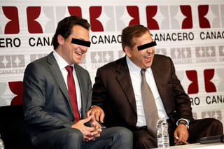 El exdirector de Petróleos Mexicanos, Emilio Lozoya, y Alonso Ancira, dueño de AHMSA, quien enfrenta una orden de aprehensión.